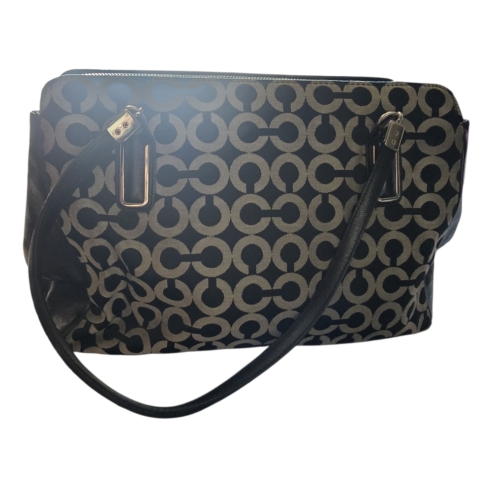 Coach, Madison Y2K 9Black and Tan Women's Tote, Style 25624~EUC - Picture 2 of 11